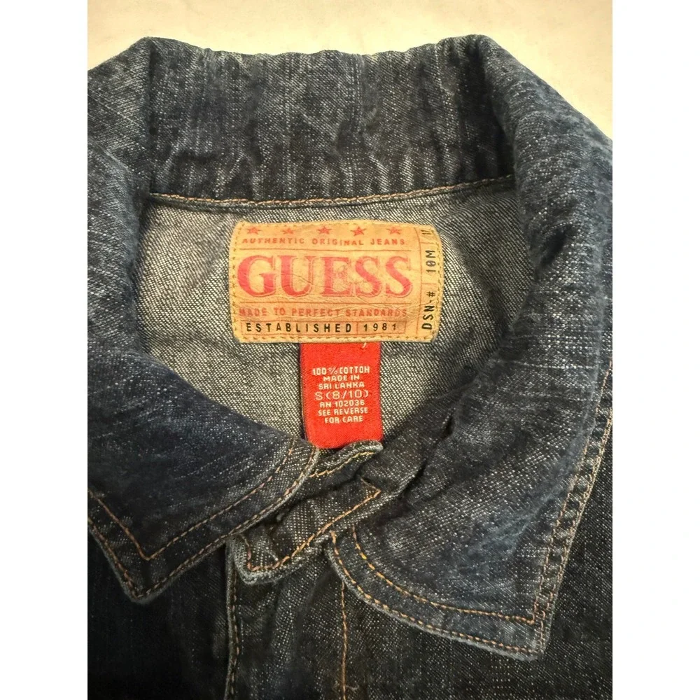 Guess Jeans Denim Jacket Girls Size Small (8-10)